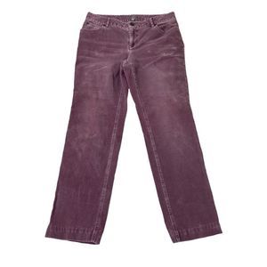 J. Jill Purple Straight Leg Pants